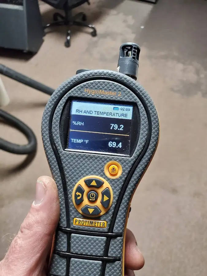 Moisture meter humidity assessment for Mold Remediation & Removal in North Bethesda